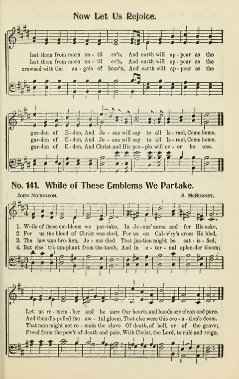 The Songs of Zion: A Collection of Choice Songs page 141