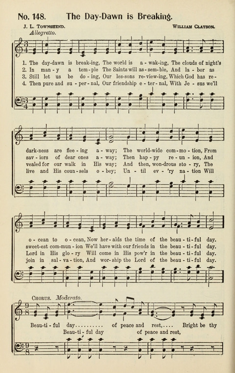 The Songs of Zion: A Collection of Choice Songs page 148