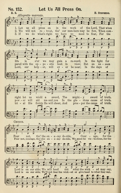 The Songs of Zion: A Collection of Choice Songs page 152