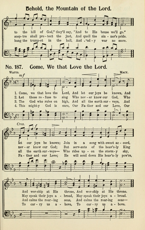 The Songs of Zion: A Collection of Choice Songs page 187