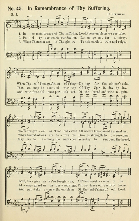 The Songs of Zion: A Collection of Choice Songs page 45