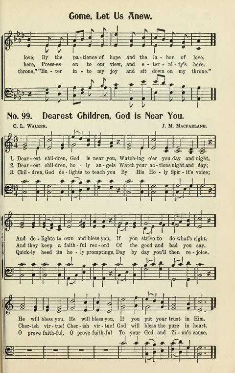 The Songs of Zion: A Collection of Choice Songs page 99