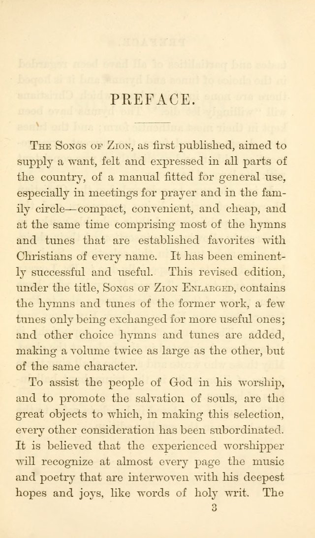 Songs of Zion Enlarged: a manual of the best and most popular hymns and tunes, for social and private devotion page 10