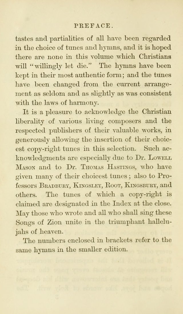 Songs of Zion Enlarged: a manual of the best and most popular hymns and tunes, for social and private devotion page 11