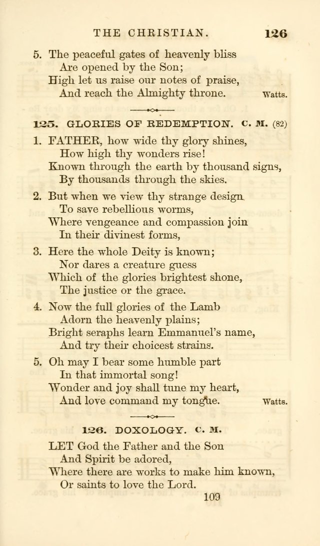 Songs of Zion Enlarged: a manual of the best and most popular hymns and tunes, for social and private devotion page 116