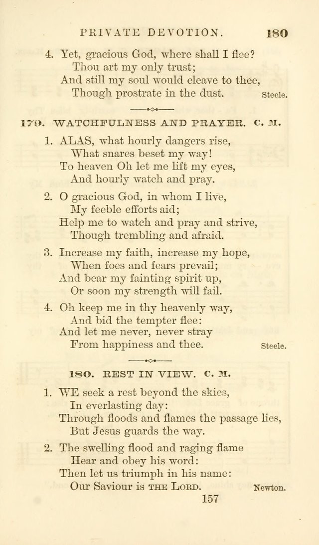 Songs of Zion Enlarged: a manual of the best and most popular hymns and tunes, for social and private devotion page 164