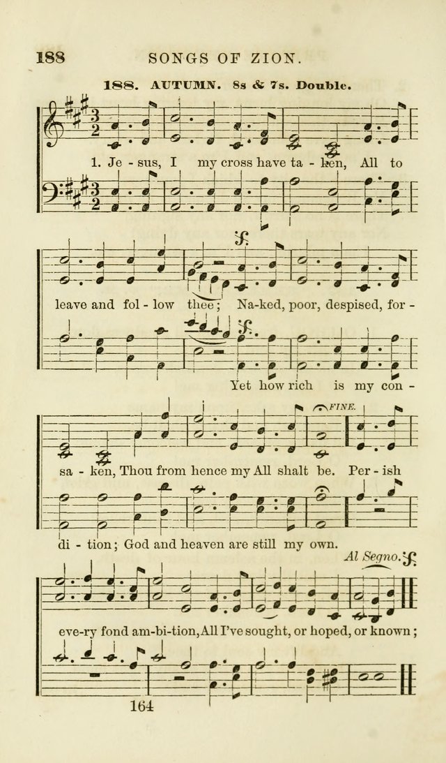 Songs of Zion Enlarged: a manual of the best and most popular hymns and tunes, for social and private devotion page 171