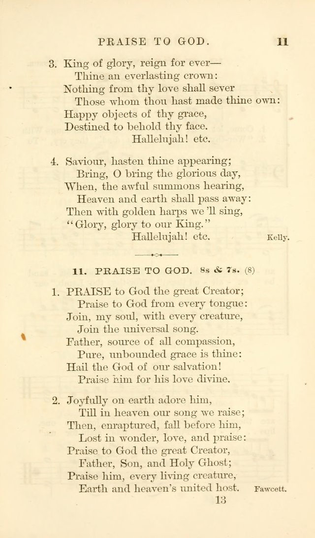 Songs of Zion Enlarged: a manual of the best and most popular hymns and tunes, for social and private devotion page 20