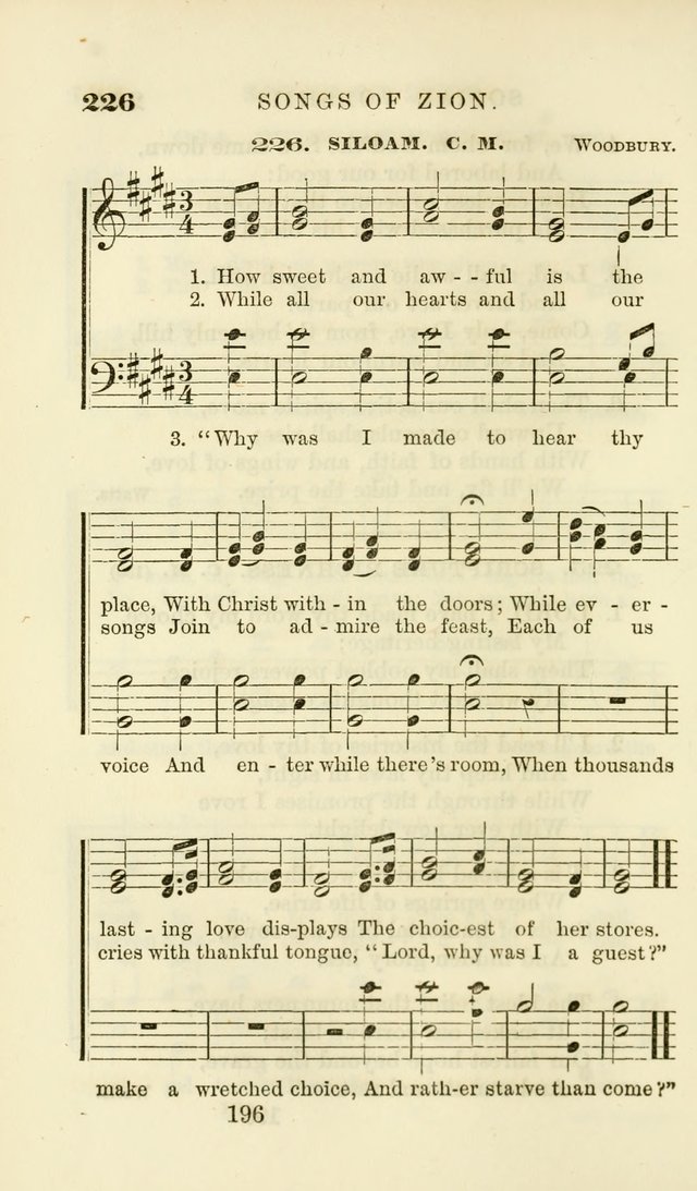 Songs of Zion Enlarged: a manual of the best and most popular hymns and tunes, for social and private devotion page 205