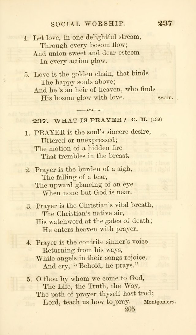 Songs of Zion Enlarged: a manual of the best and most popular hymns and tunes, for social and private devotion page 214