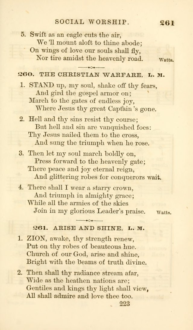 Songs of Zion Enlarged: a manual of the best and most popular hymns and tunes, for social and private devotion page 232