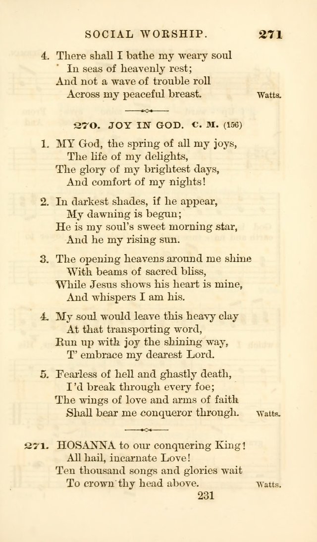 Songs of Zion Enlarged: a manual of the best and most popular hymns and tunes, for social and private devotion page 240