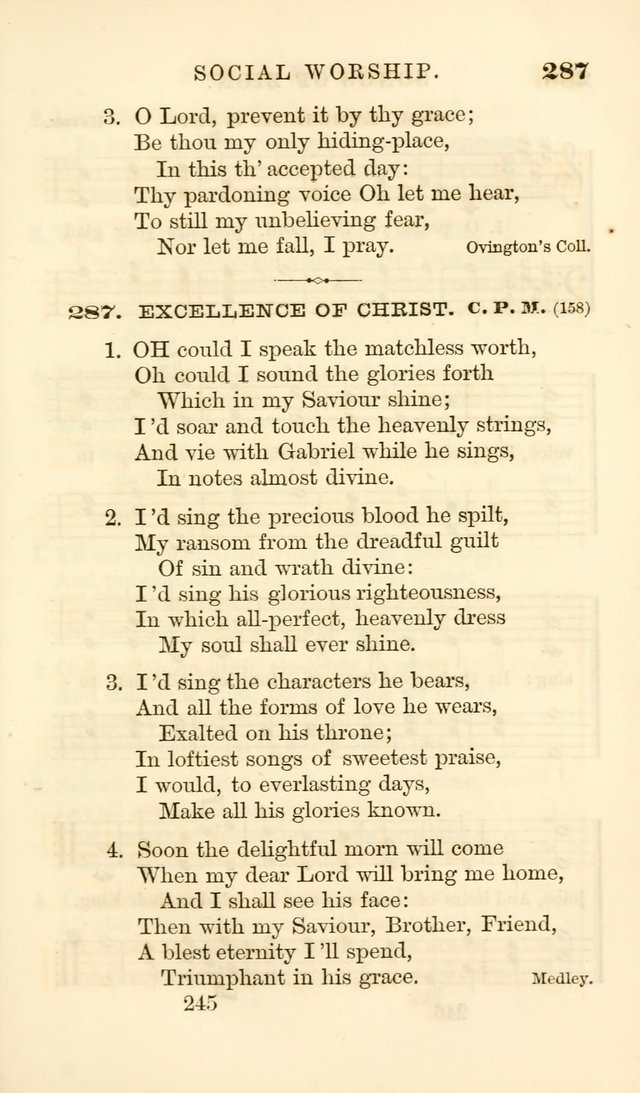 Songs of Zion Enlarged: a manual of the best and most popular hymns and tunes, for social and private devotion page 254