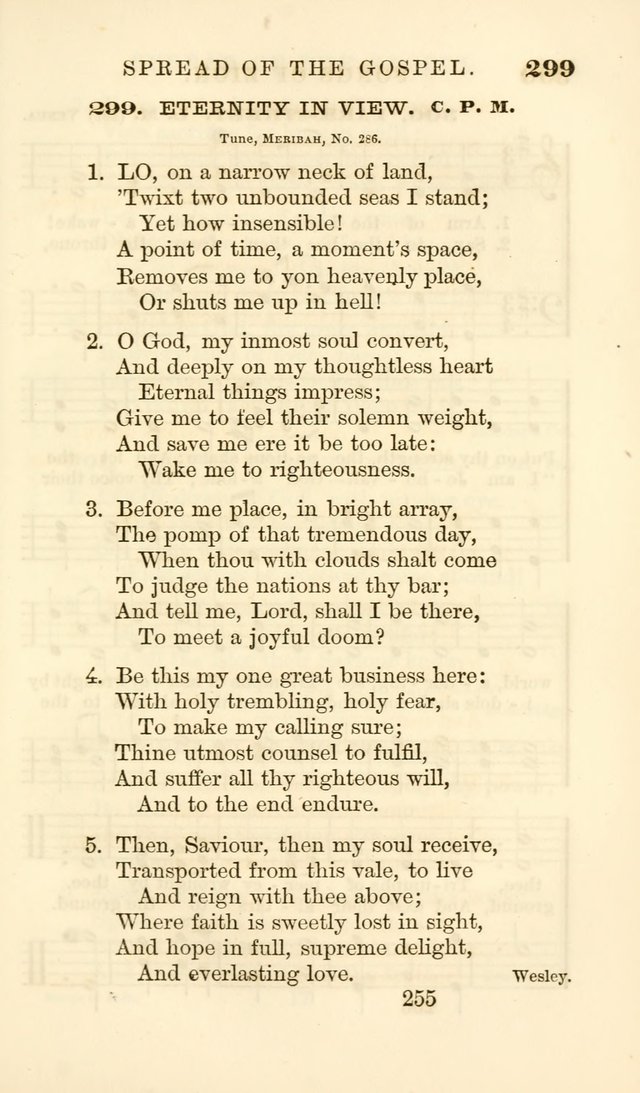 Songs of Zion Enlarged: a manual of the best and most popular hymns and tunes, for social and private devotion page 264