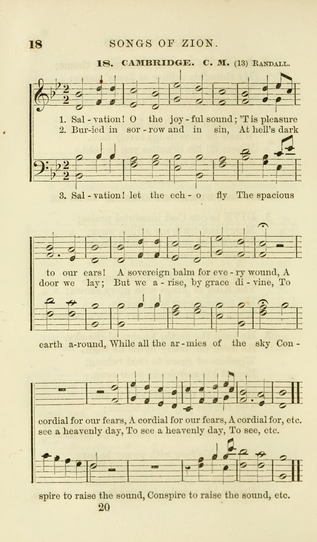 Songs of Zion Enlarged: a manual of the best and most popular hymns and tunes, for social and private devotion page 27