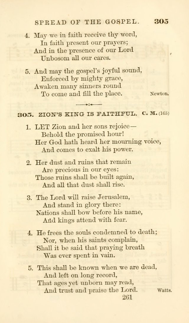 Songs of Zion Enlarged: a manual of the best and most popular hymns and tunes, for social and private devotion page 270