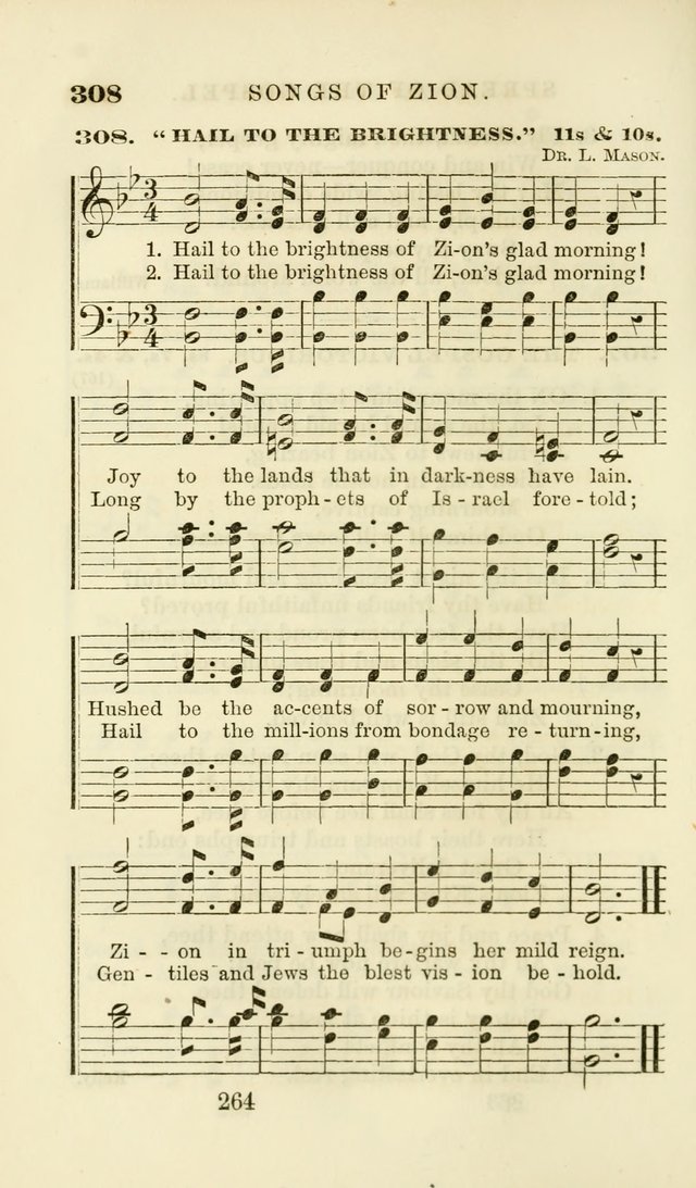 Songs of Zion Enlarged: a manual of the best and most popular hymns and tunes, for social and private devotion page 273