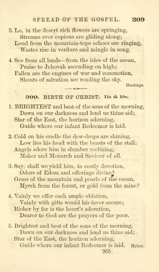 Songs of Zion Enlarged: a manual of the best and most popular hymns and tunes, for social and private devotion page 274