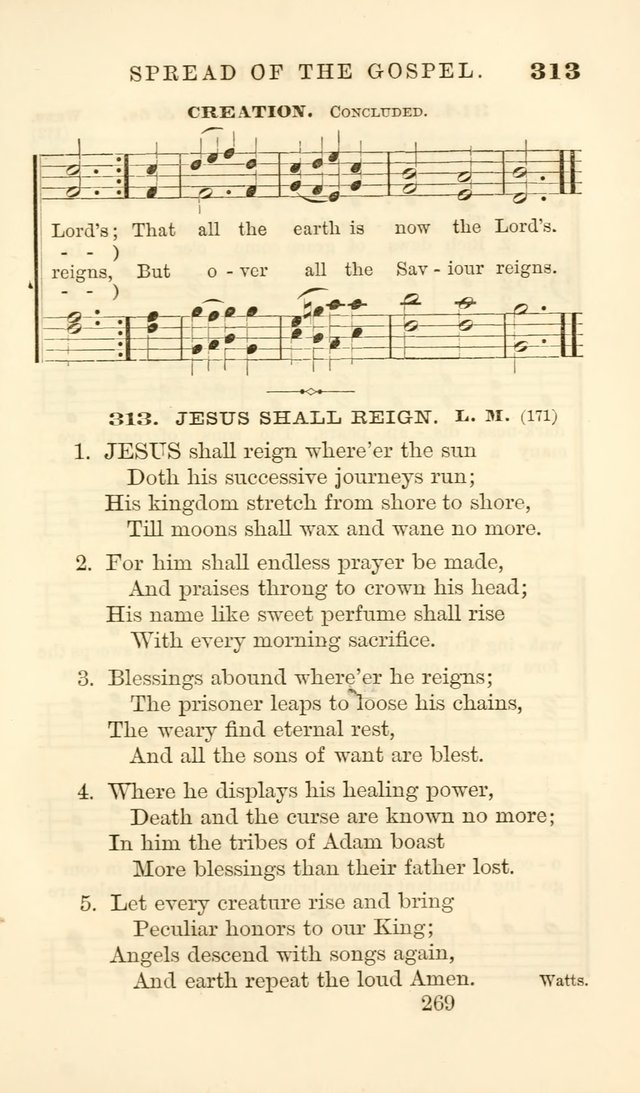 Songs of Zion Enlarged: a manual of the best and most popular hymns and tunes, for social and private devotion page 278