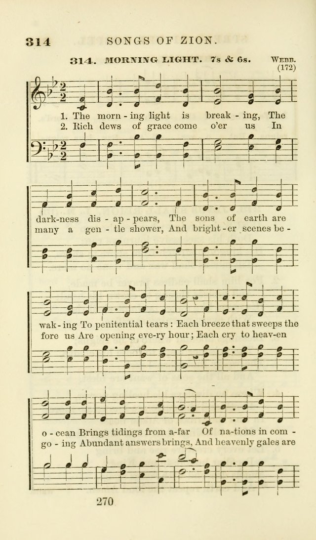 Songs of Zion Enlarged: a manual of the best and most popular hymns and tunes, for social and private devotion page 279