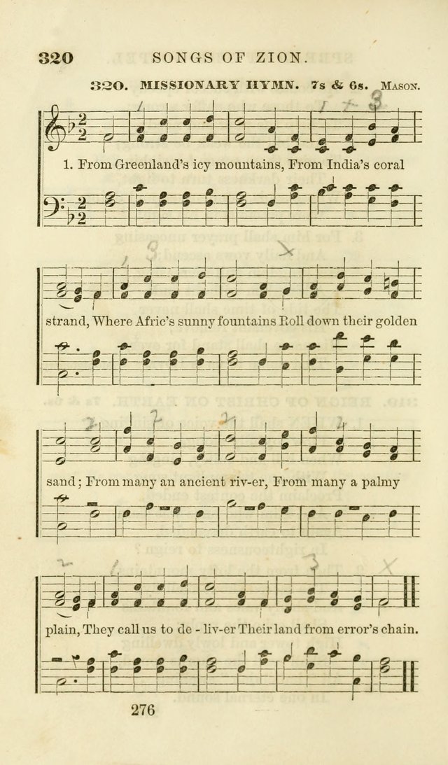 Songs of Zion Enlarged: a manual of the best and most popular hymns and tunes, for social and private devotion page 285