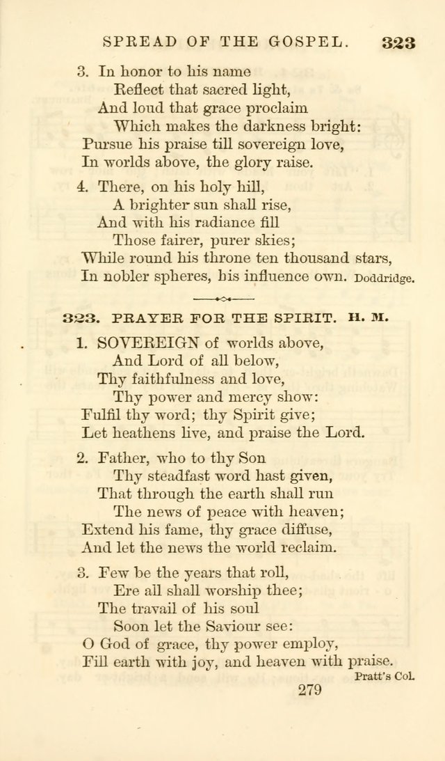 Songs of Zion Enlarged: a manual of the best and most popular hymns and tunes, for social and private devotion page 288