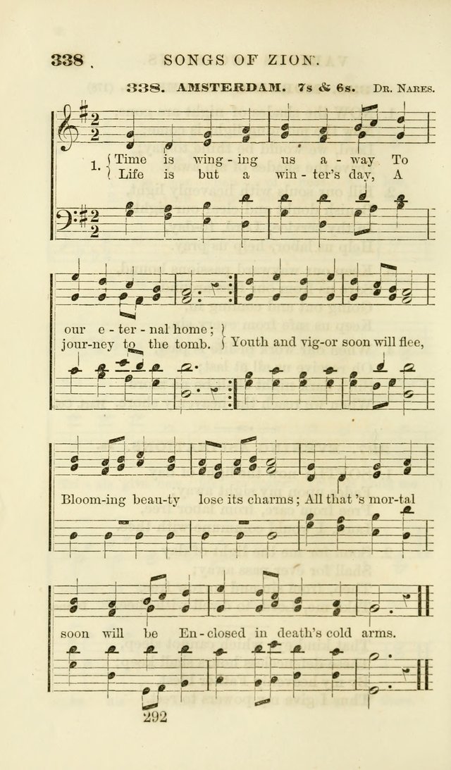 Songs of Zion Enlarged: a manual of the best and most popular hymns and tunes, for social and private devotion page 301