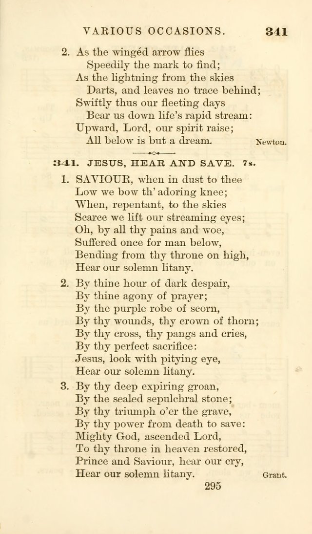 Songs of Zion Enlarged: a manual of the best and most popular hymns and tunes, for social and private devotion page 304