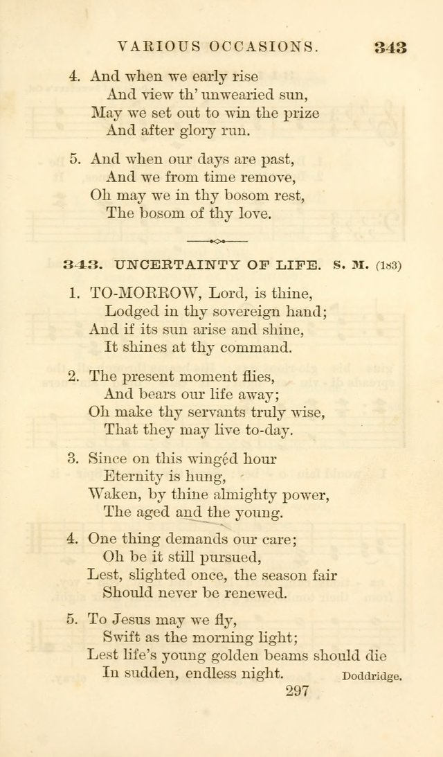 Songs of Zion Enlarged: a manual of the best and most popular hymns and tunes, for social and private devotion page 306