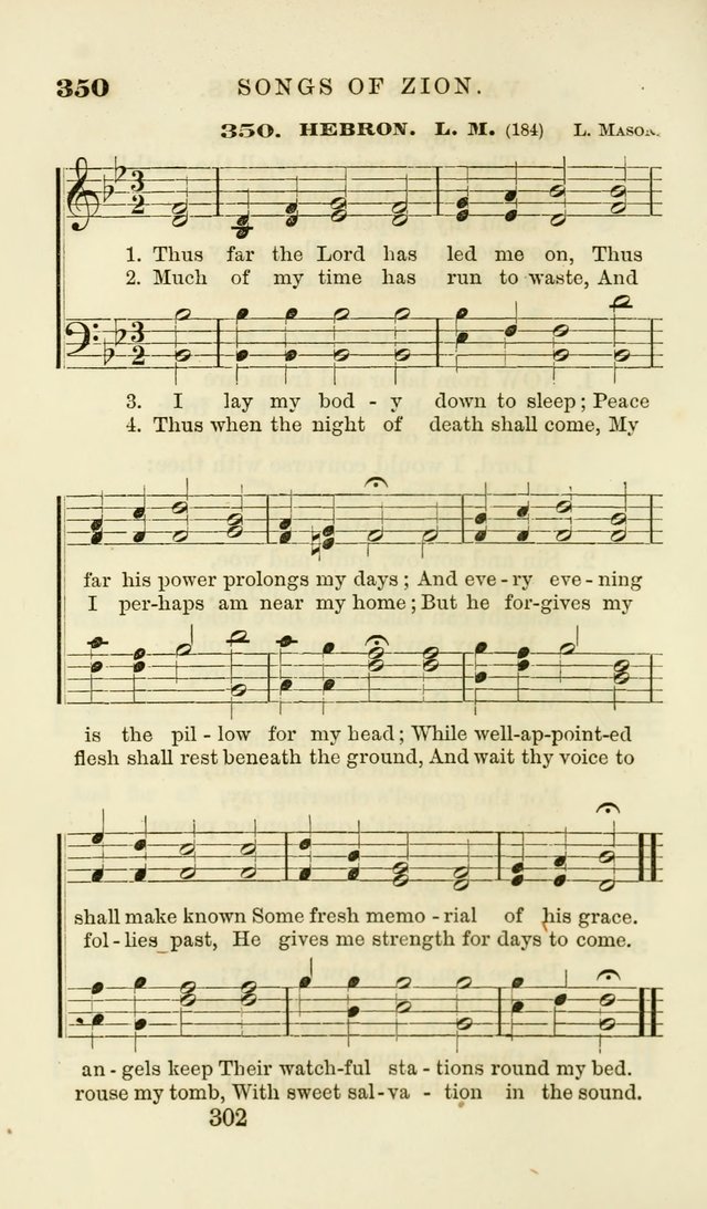 Songs of Zion Enlarged: a manual of the best and most popular hymns and tunes, for social and private devotion page 311