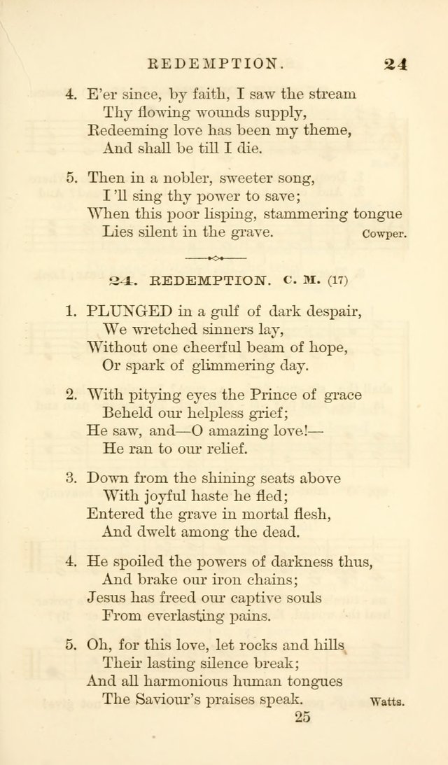 Songs of Zion Enlarged: a manual of the best and most popular hymns and tunes, for social and private devotion page 32