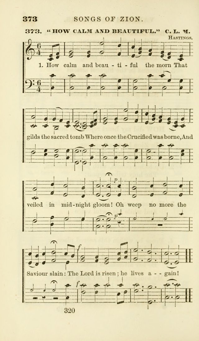 Songs of Zion Enlarged: a manual of the best and most popular hymns and tunes, for social and private devotion page 329