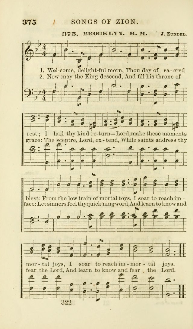 Songs of Zion Enlarged: a manual of the best and most popular hymns and tunes, for social and private devotion page 331