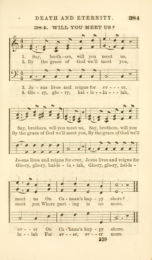 Songs of Zion Enlarged: a manual of the best and most popular hymns and tunes, for social and private devotion page 338