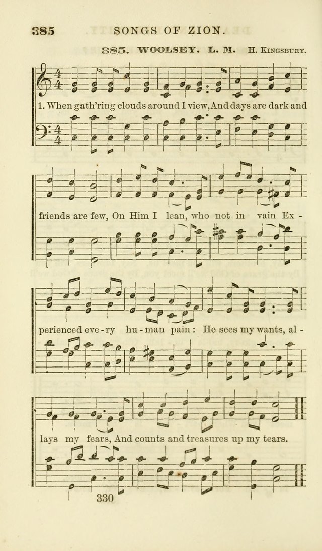 Songs of Zion Enlarged: a manual of the best and most popular hymns and tunes, for social and private devotion page 339