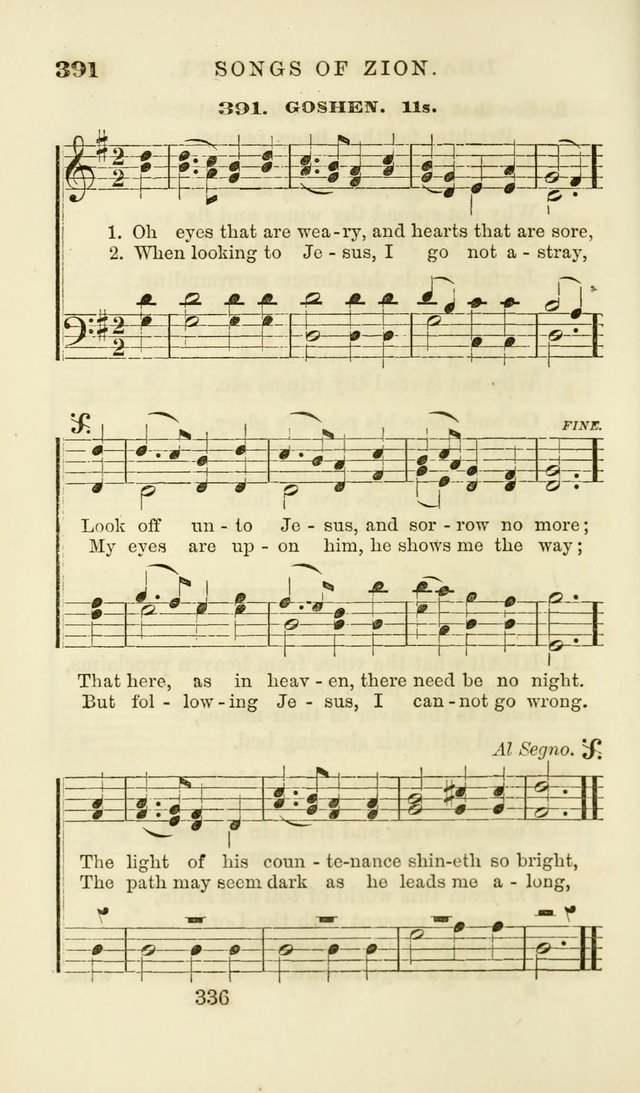 Songs of Zion Enlarged: a manual of the best and most popular hymns and tunes, for social and private devotion page 345