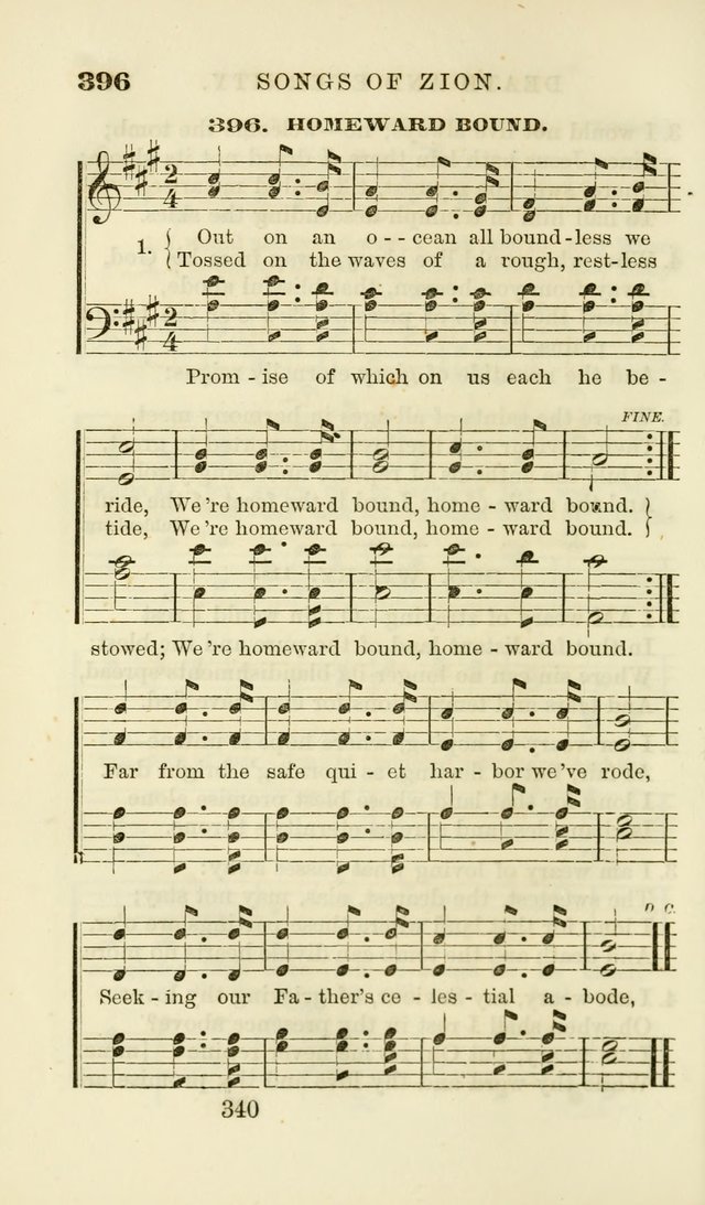 Songs of Zion Enlarged: a manual of the best and most popular hymns and tunes, for social and private devotion page 349