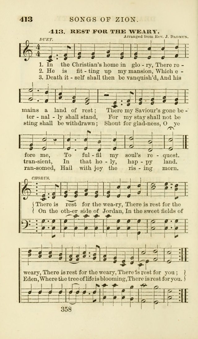 Songs of Zion Enlarged: a manual of the best and most popular hymns and tunes, for social and private devotion page 367