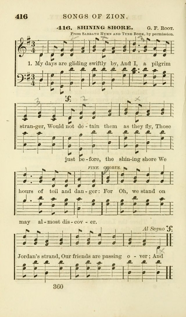 Songs of Zion Enlarged: a manual of the best and most popular hymns and tunes, for social and private devotion page 369