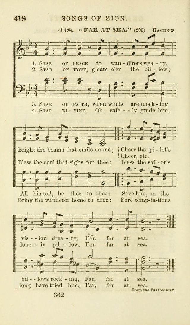 Songs of Zion Enlarged: a manual of the best and most popular hymns and tunes, for social and private devotion page 371