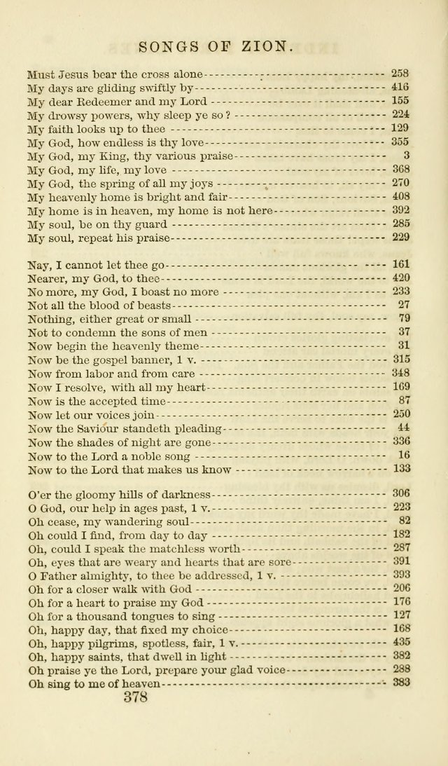 Songs of Zion Enlarged: a manual of the best and most popular hymns and tunes, for social and private devotion page 387