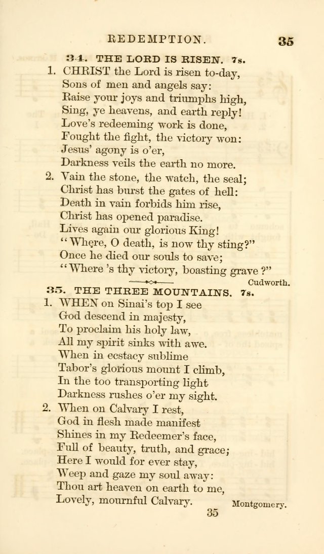 Songs of Zion Enlarged: a manual of the best and most popular hymns and tunes, for social and private devotion page 42