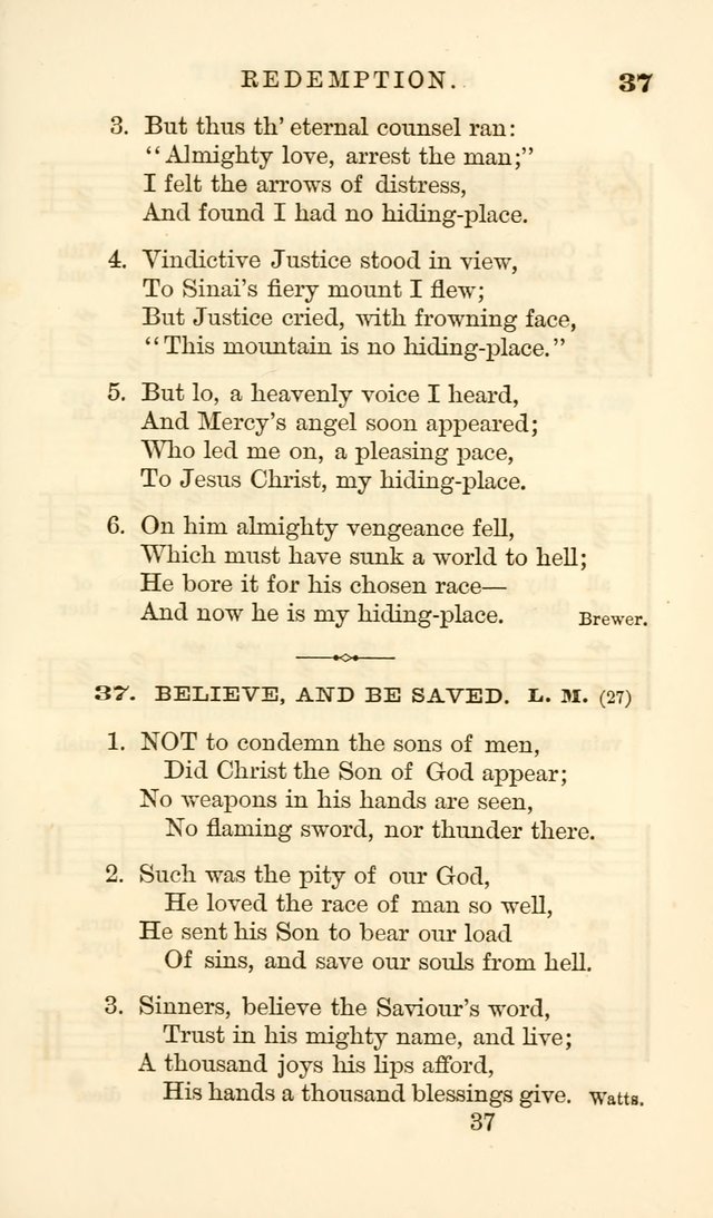 Songs of Zion Enlarged: a manual of the best and most popular hymns and tunes, for social and private devotion page 44