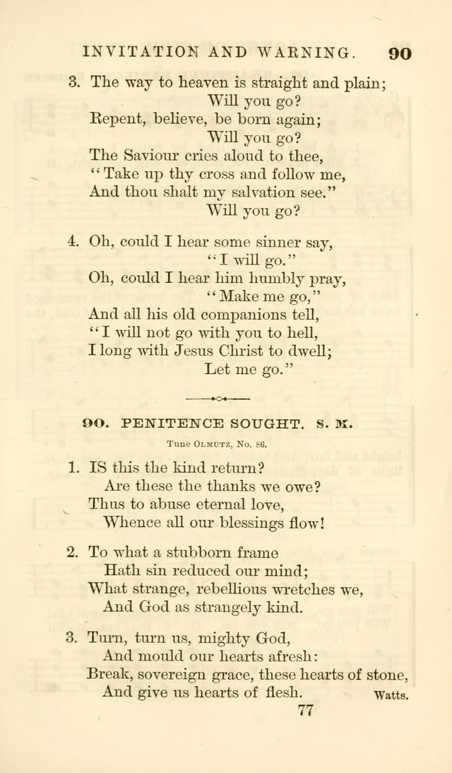 Songs of Zion Enlarged: a manual of the best and most popular hymns and tunes, for social and private devotion page 84