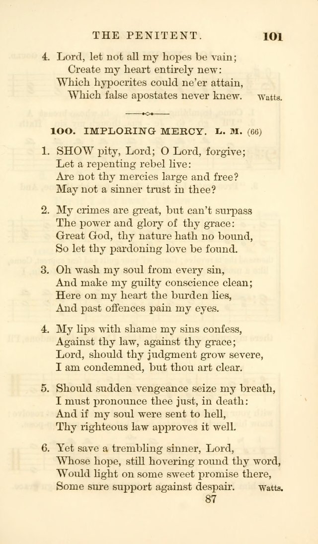 Songs of Zion Enlarged: a manual of the best and most popular hymns and tunes, for social and private devotion page 94