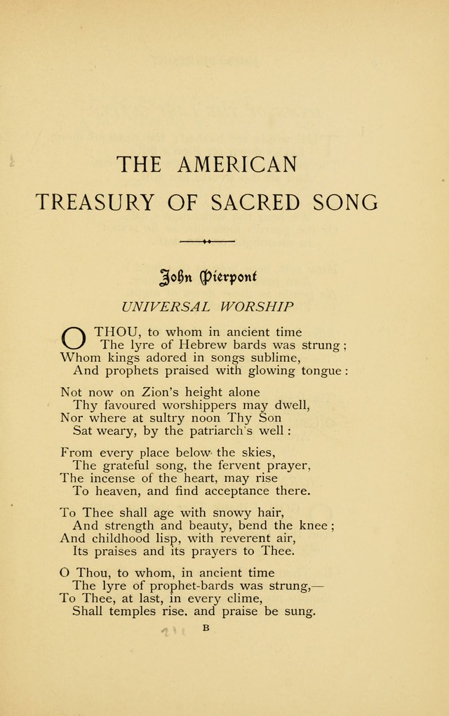 The Treasury of American Sacred Song with Notes Explanatory and Biographical page 2