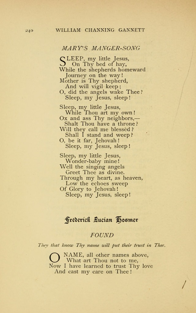 The Treasury of American Sacred Song with Notes Explanatory and Biographical page 241