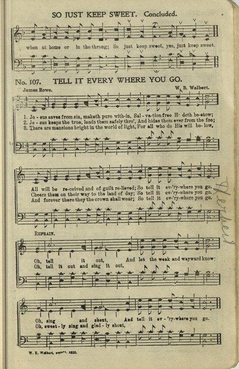 Temple Bells: for Sunday-Schools, Singing-Schools, Revivals, Conventions page 107