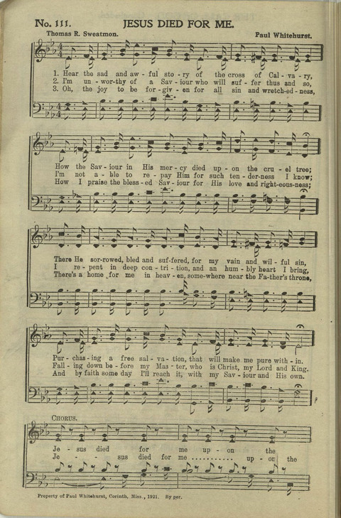 Temple Bells: for Sunday-Schools, Singing-Schools, Revivals, Conventions page 110