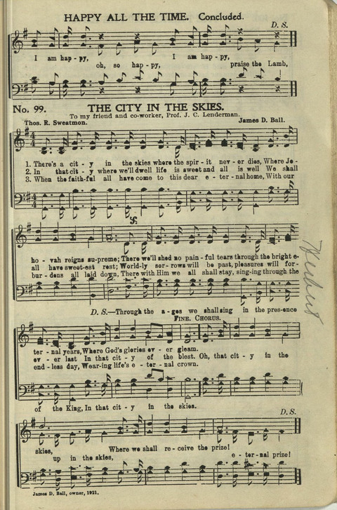 Temple Bells: for Sunday-Schools, Singing-Schools, Revivals, Conventions page 99